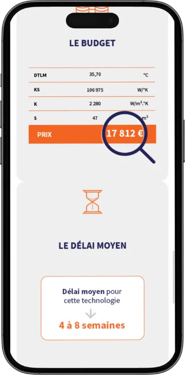 Application Cap Engineering sur mobile, capture 3