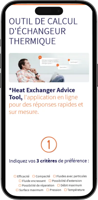 Application Cap Engineering sur mobile, capture 1